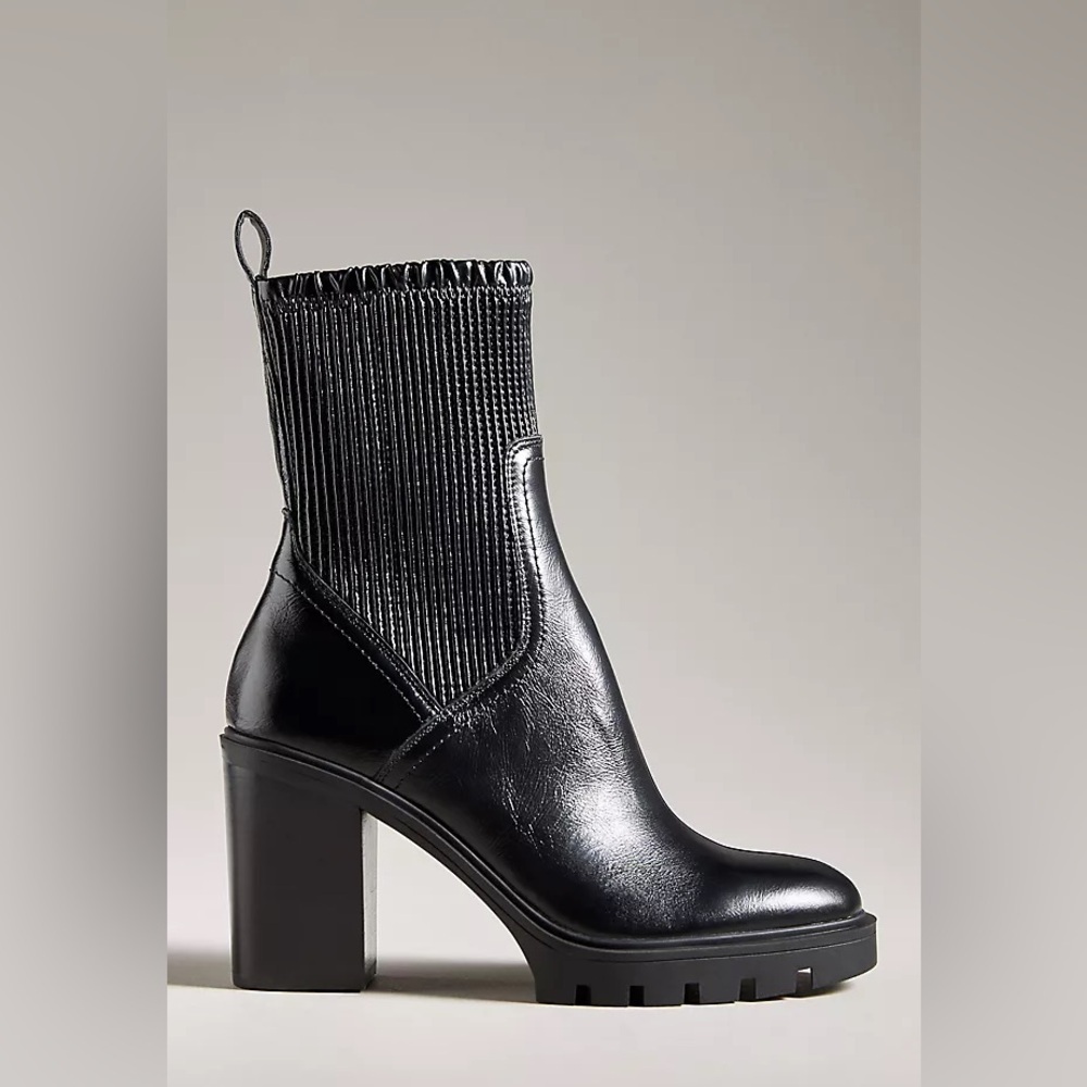 Dolce Vita Marni H2O Waterproof Black Boots Zipper Heel NWT Sz 10